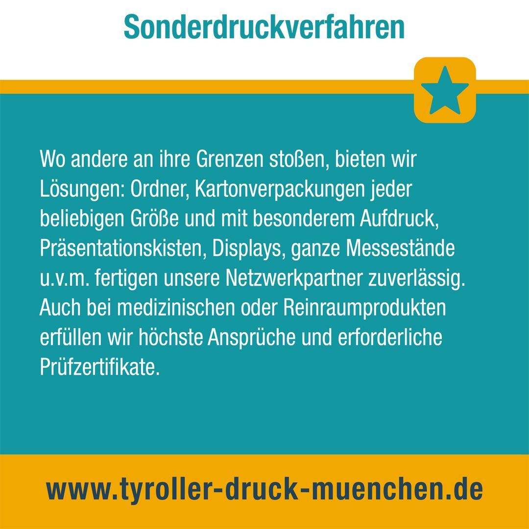 Sonderdruckverfahren