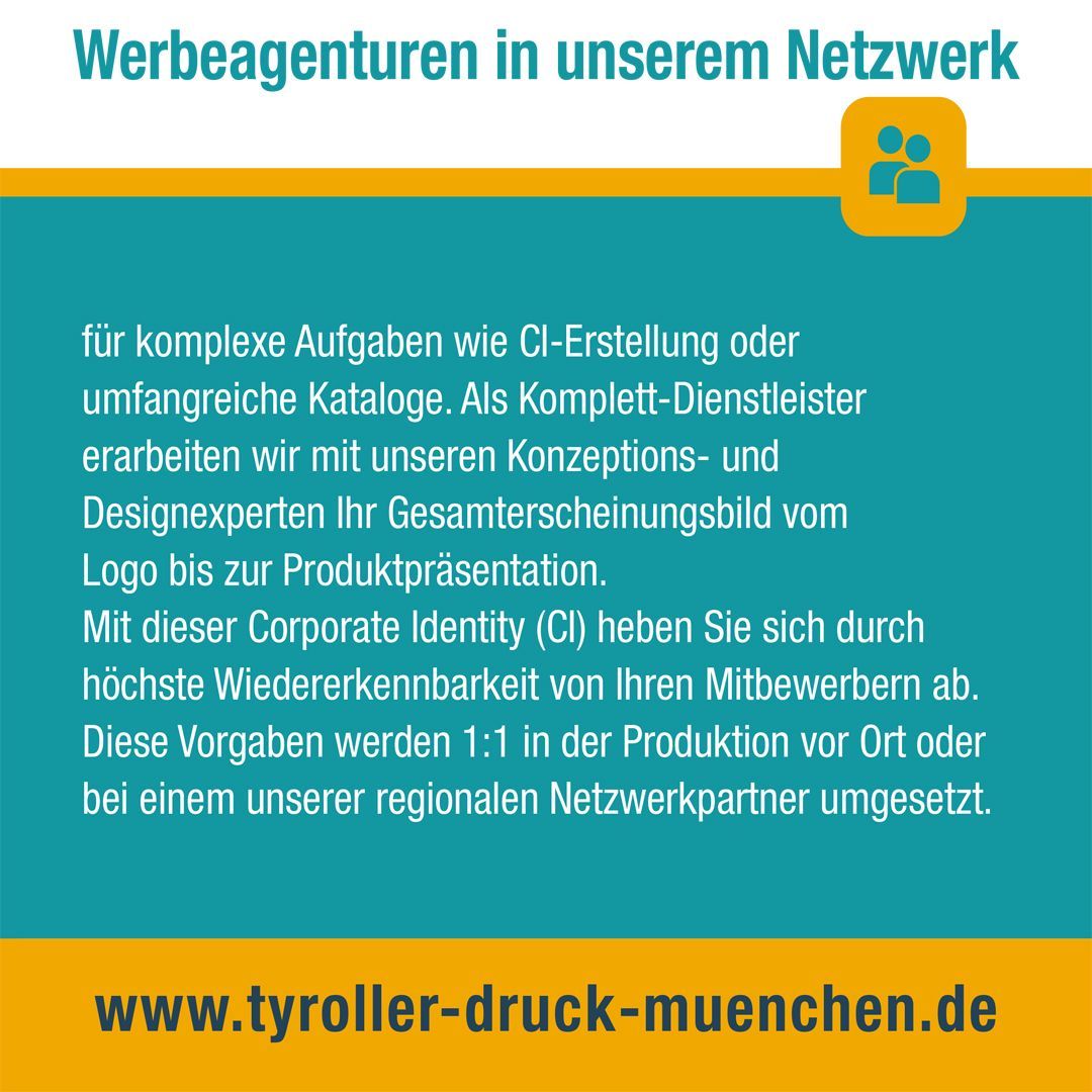 Werbeagenturen in unserem Netzwerk