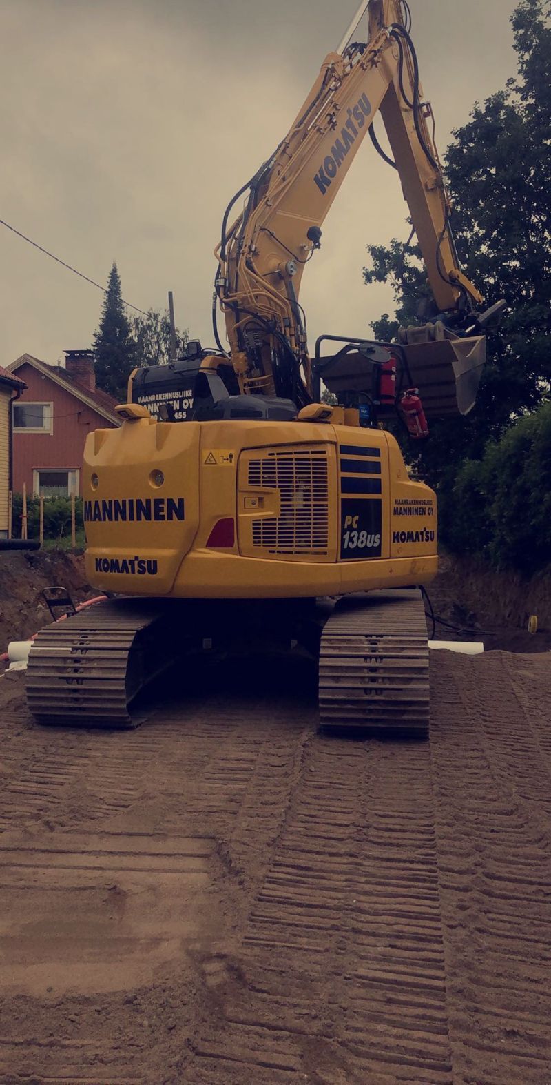 Maansiirto, Maanrakennusliike Manninen Oy, Pohjois-Pirkanmaa