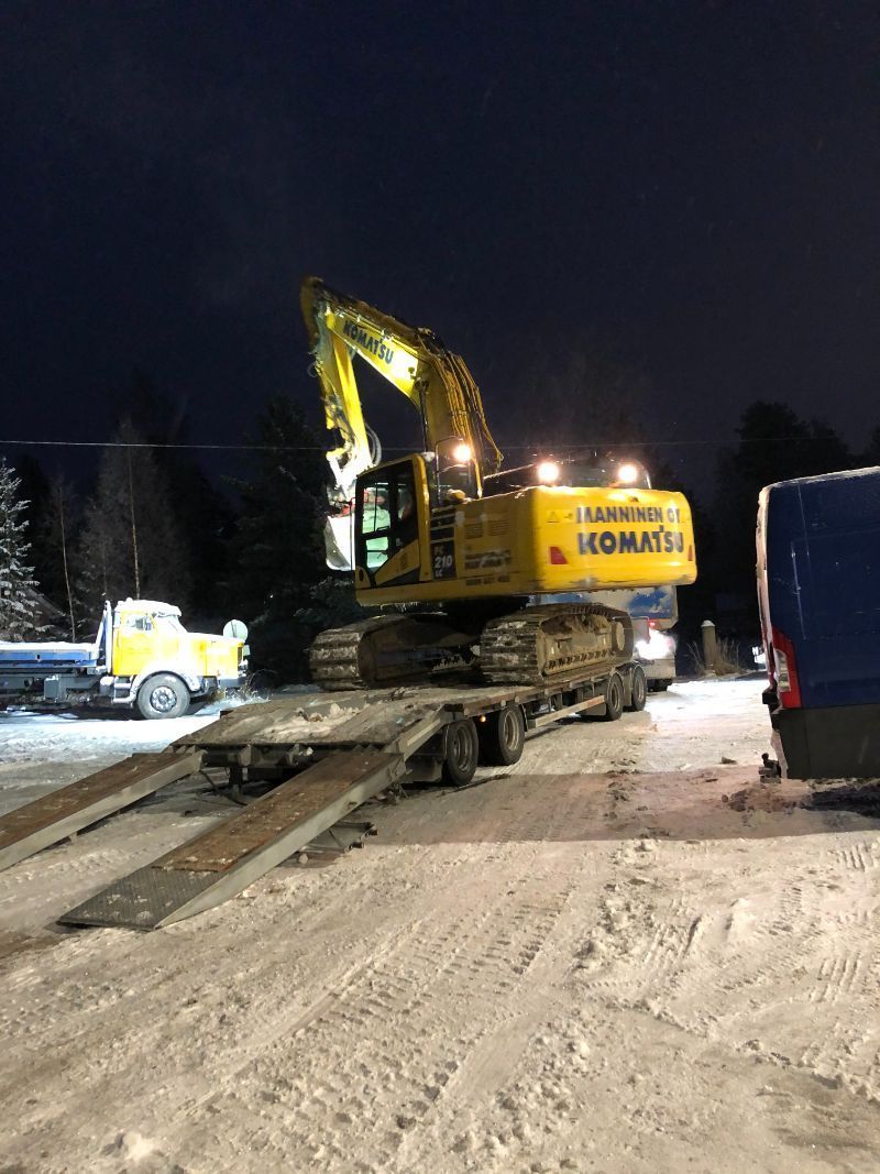 Maansiirto, Maanrakennusliike Manninen Oy, Pohjois-Pirkanmaa