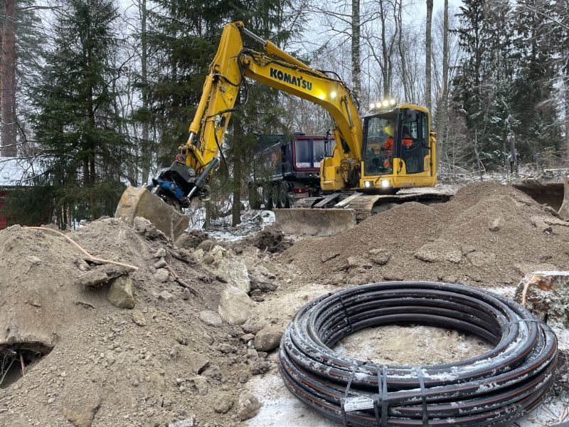 Maansiirto, Maanrakennusliike Manninen Oy, Pohjois-Pirkanmaa