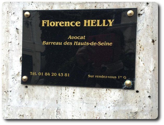 Appelez notre cabinet Maître Helly Florence