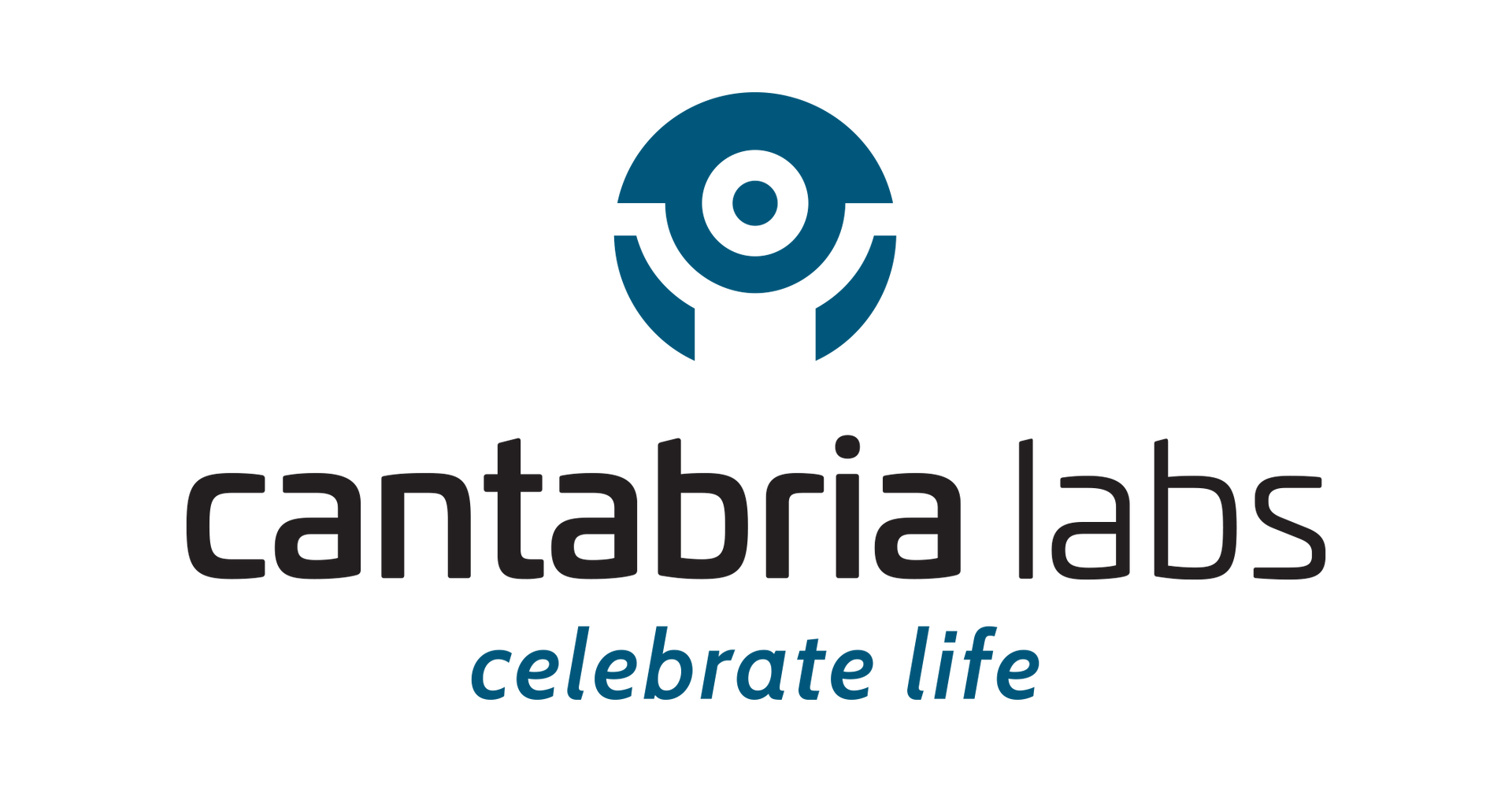 Logotipo de Cantabria Labs con un círculo