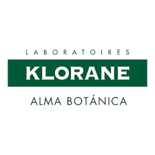 Logotipo para Klorane: Rectángulo verde con texto blanco 