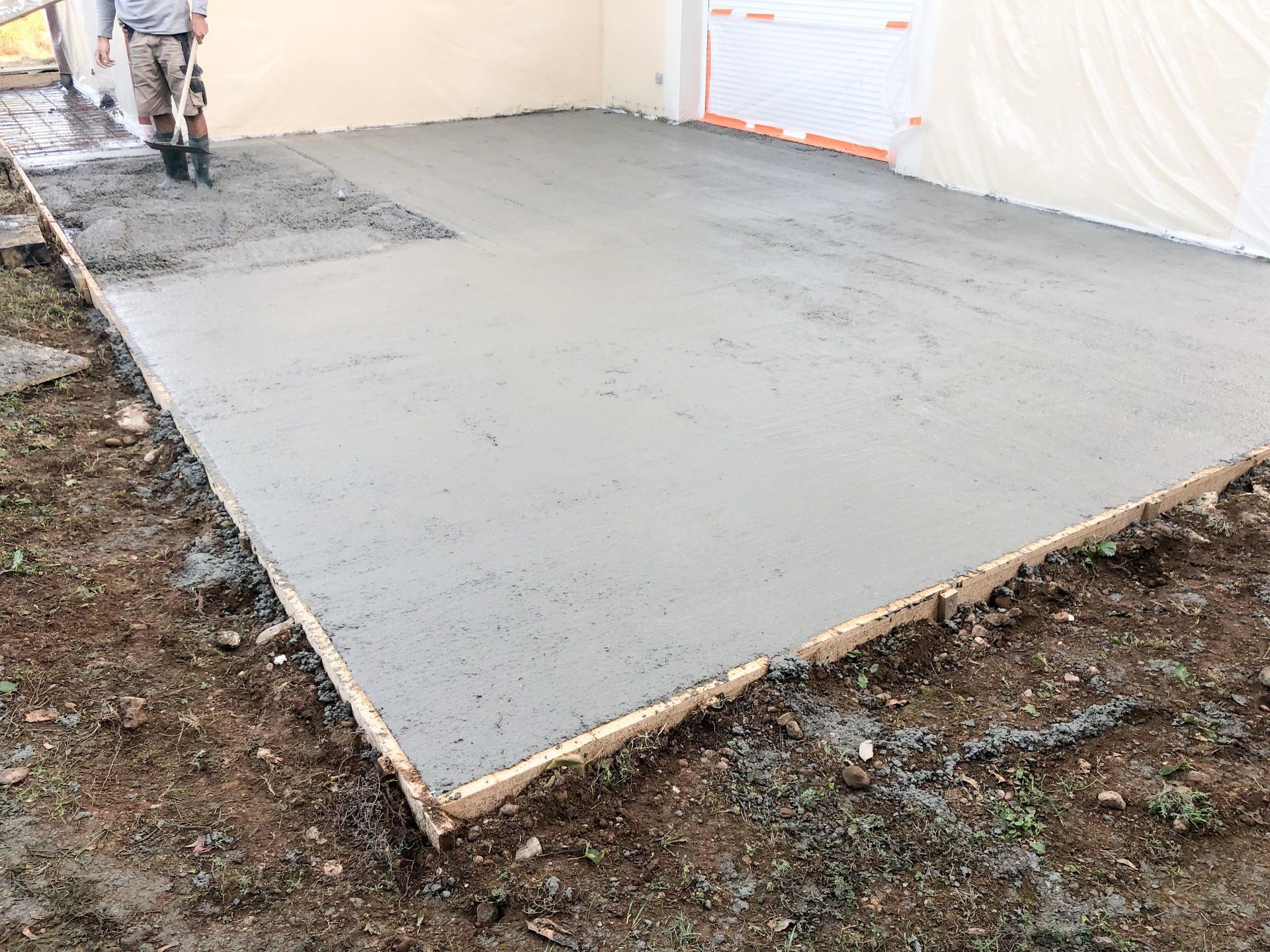 Création d'une dalles.