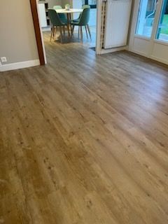 Revêtement de sol souple imitation parquet