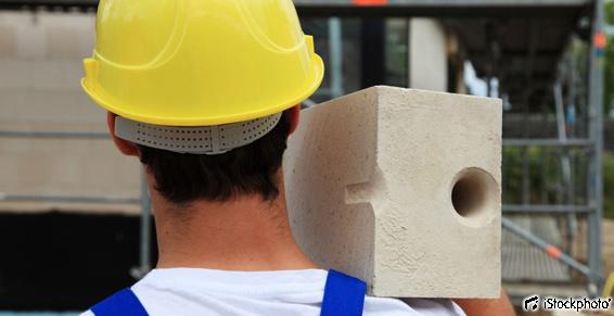 Construction en grosse maçonnerie - Sébastien et Christophe