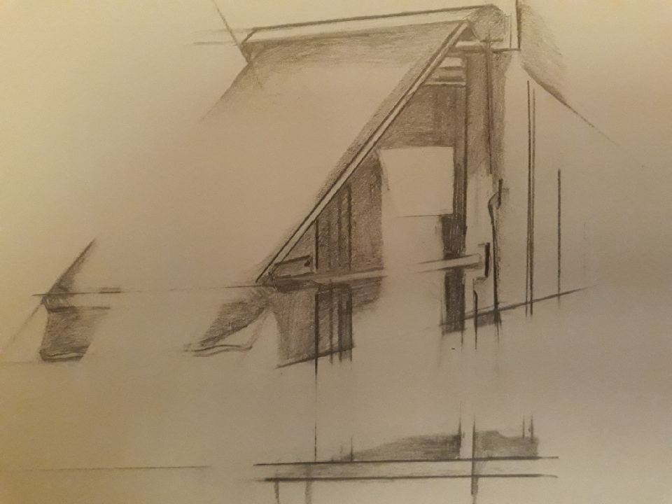 Une esquisse au fusain