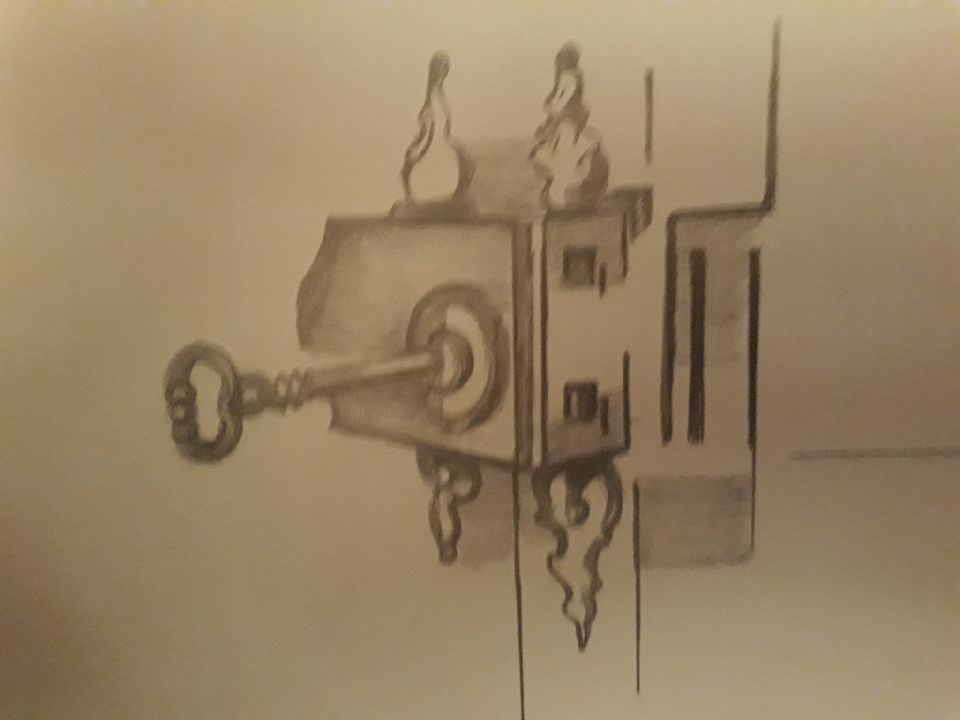 L'esquisse d'une serrure
