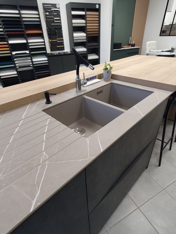 Double évier de cuisine