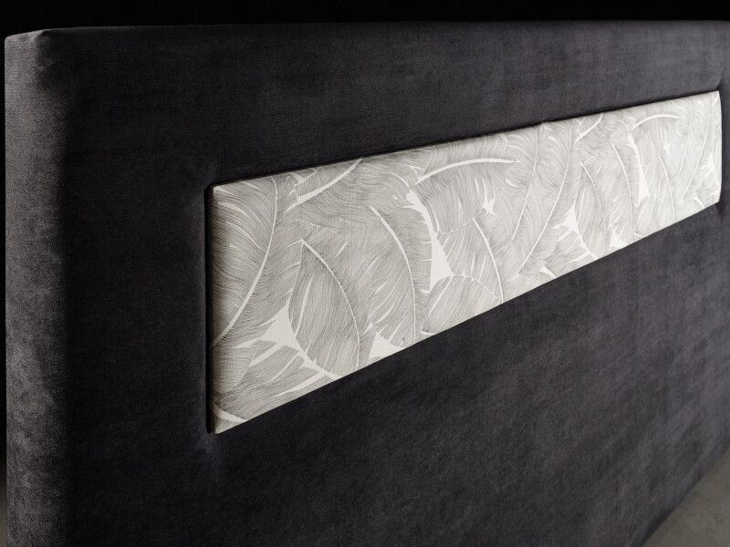 Tête de lit Technilat avec motifs feuillus