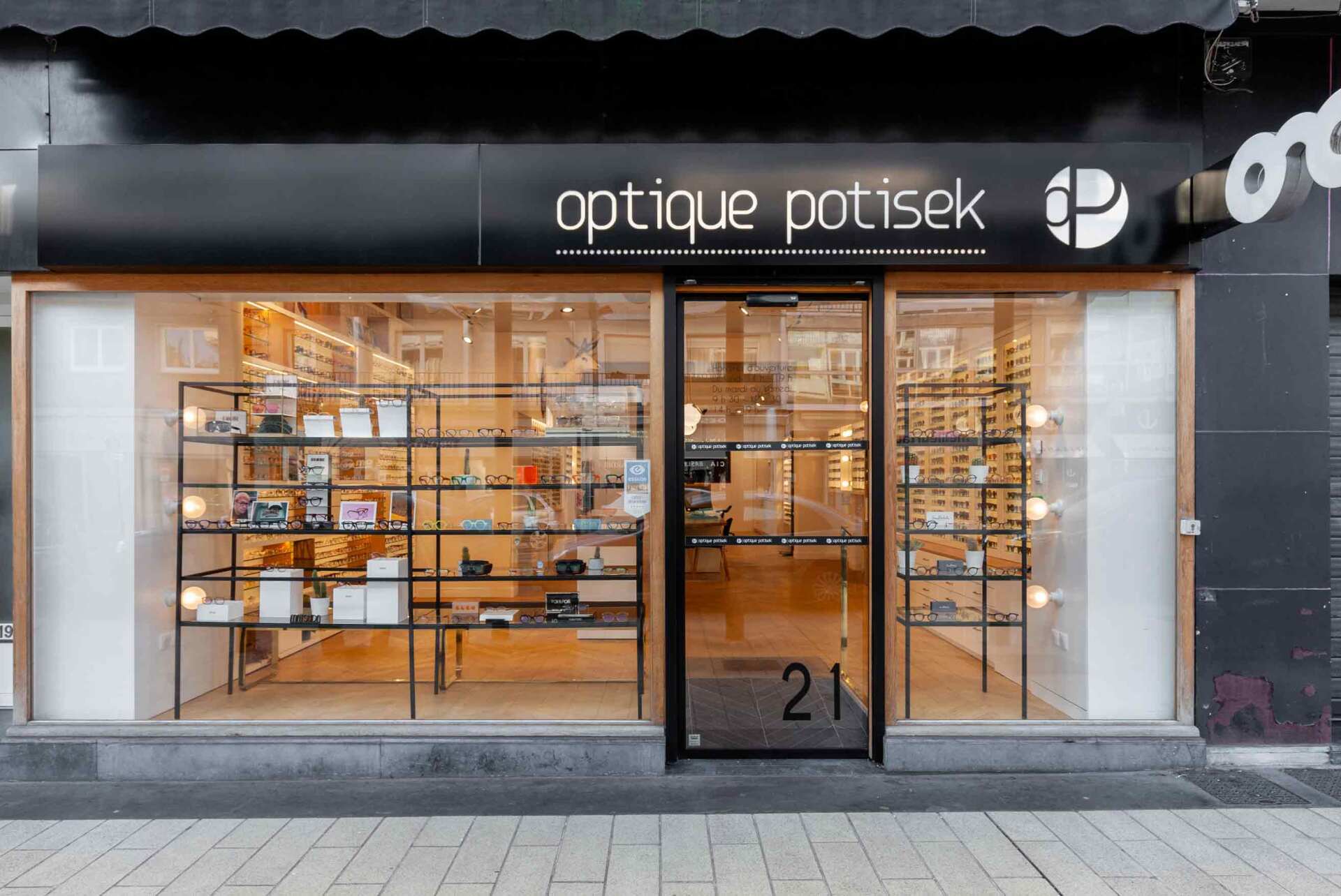 Devanture de la boutique