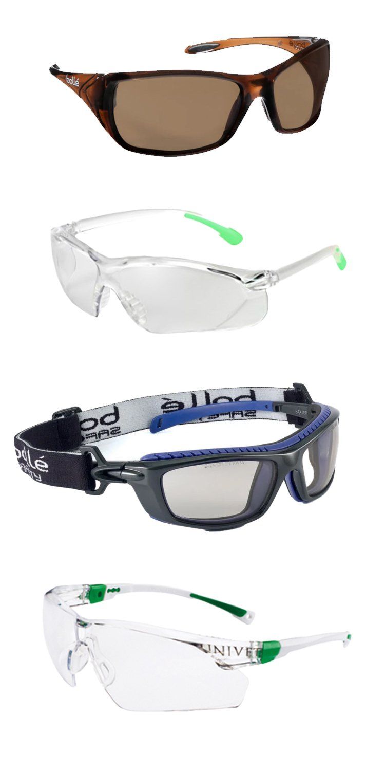 Présentation de lunettes de sécurité Bollé et Univet