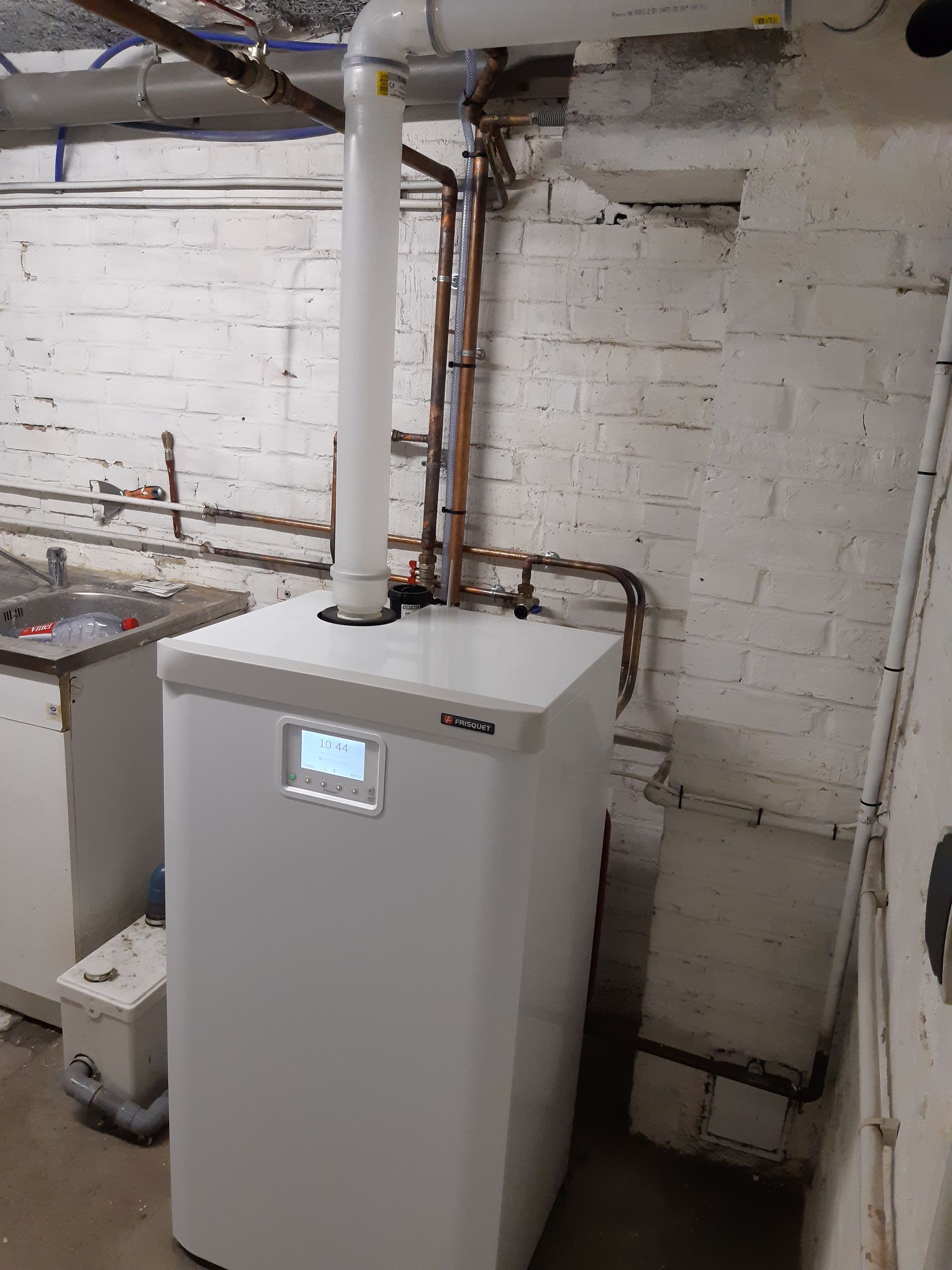 Installation chaudière à condensation