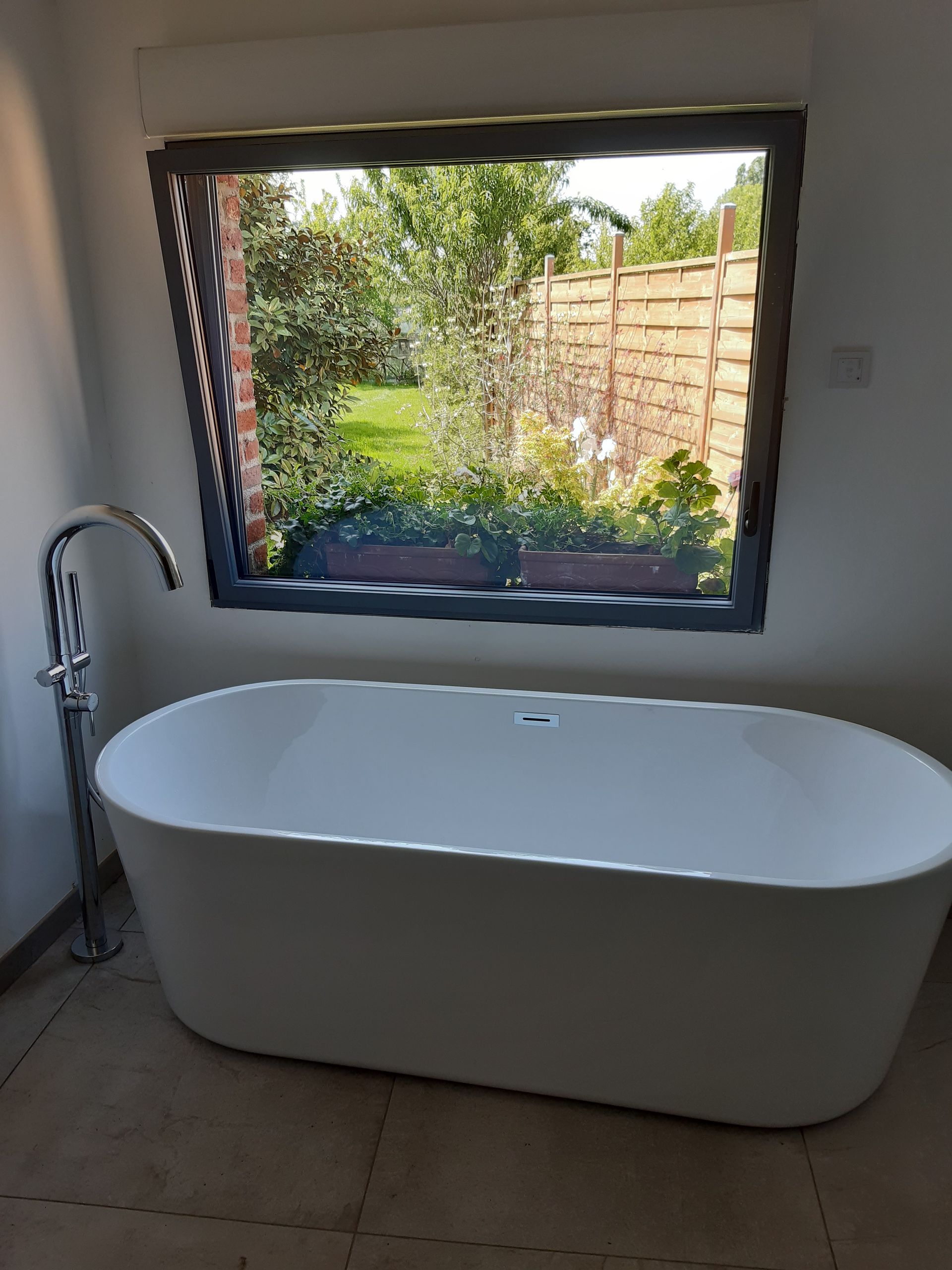 Installation de baignoire