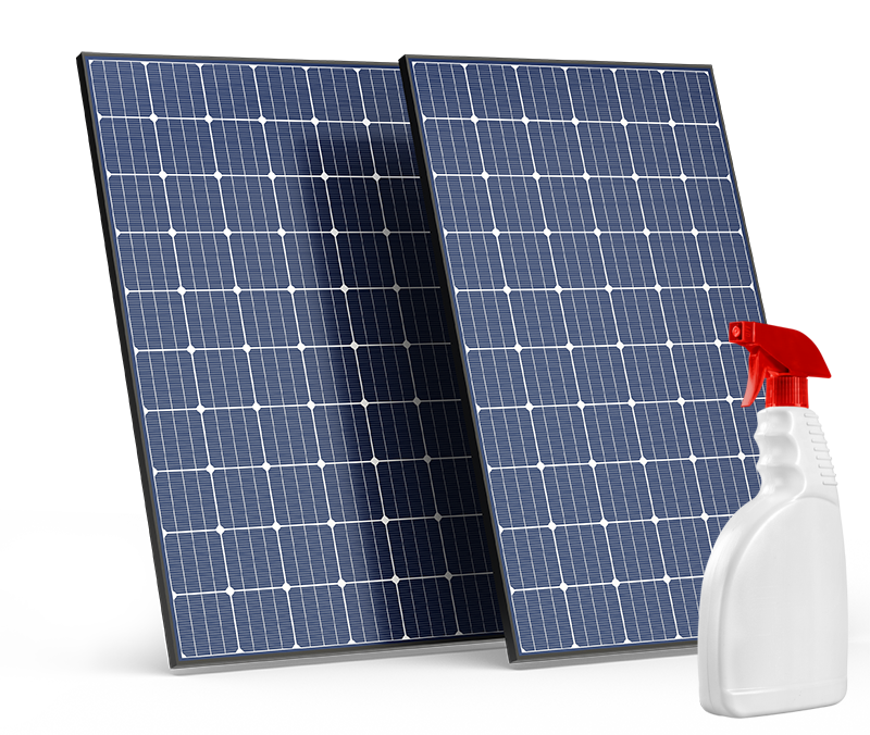 Deux panneaux solaire