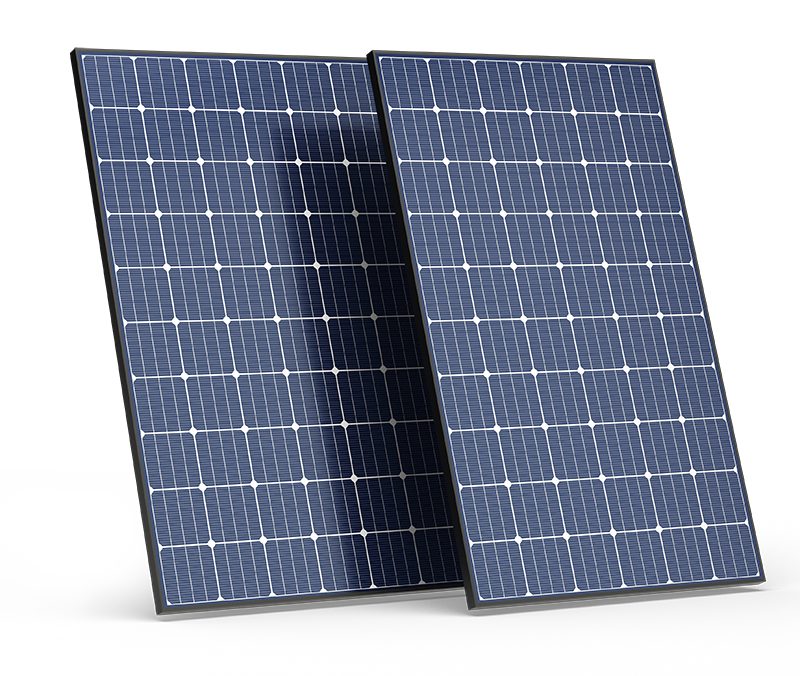 Deux panneaux solaire