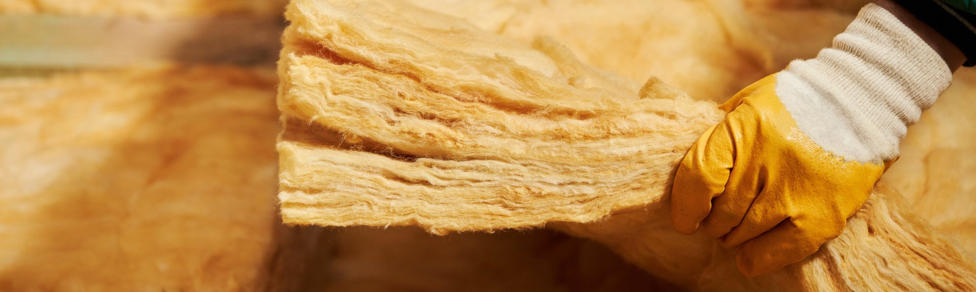 Installation de laine de verre