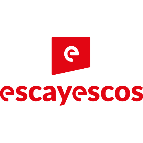 Un primer plano de un logotipo de golf sobre un fondo blanco.