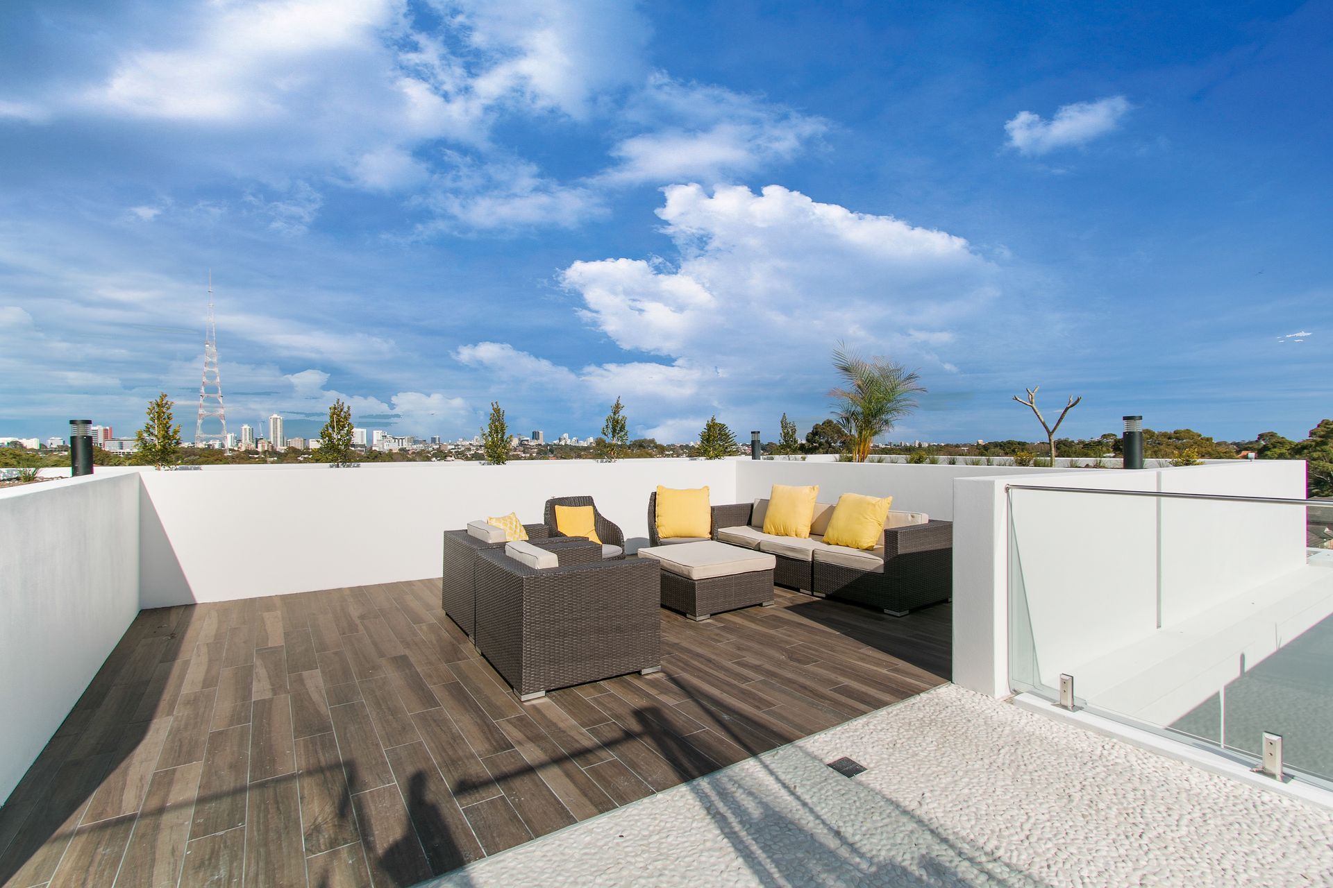 Un toit-terrasse.