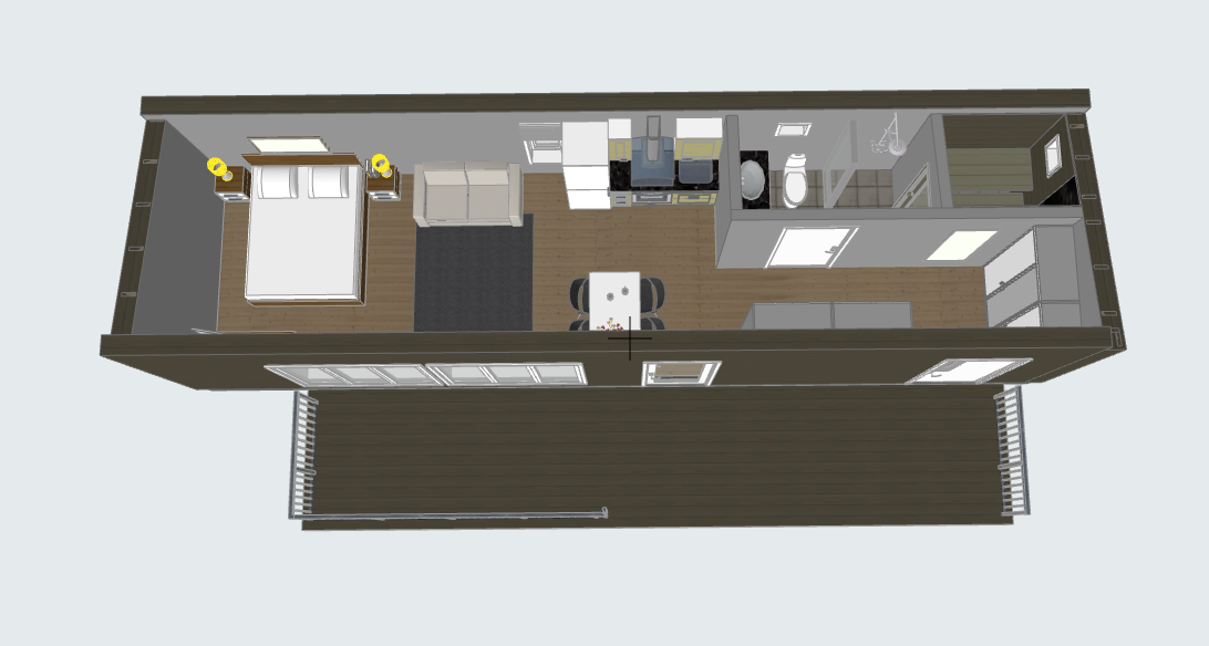 pohjakuva minitalosta