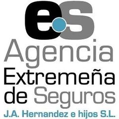 El logotipo de una empresa llamada agencia de seguros extremena