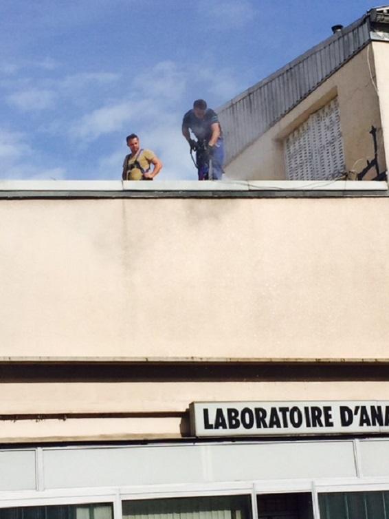 Nettoyage de toitures