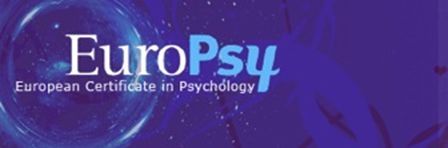 Un logotipo para Europsy, certificado europeo en psicología.