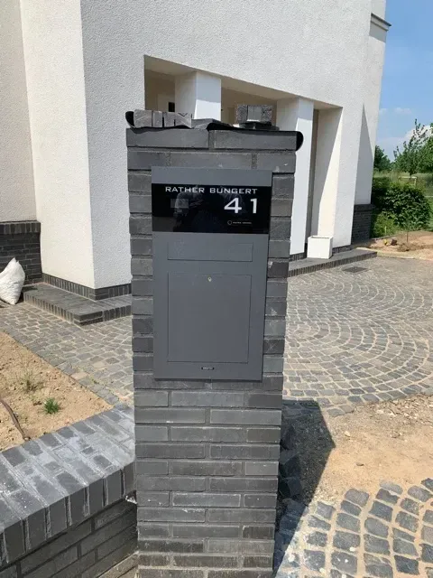 Ein Briefkasten mit der Nummer 41 darauf