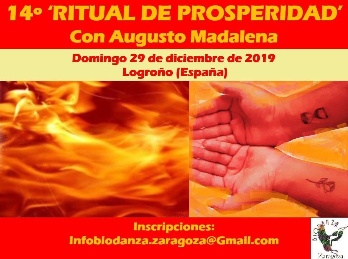 14º Ritual de Prosperidad en Logroño, con Augusto Madalena