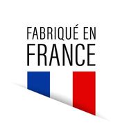 Fabriqué en France suivi du drapeau français