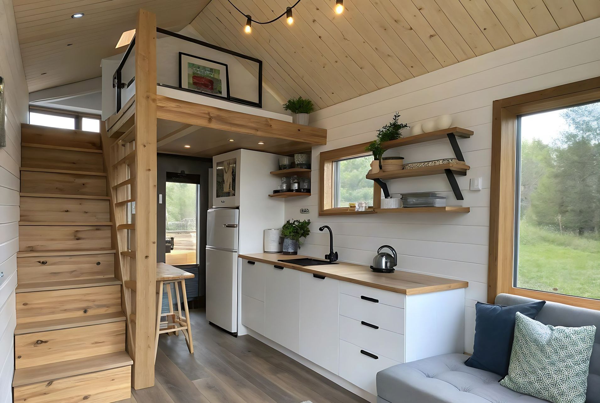 Cuisine dans une tiny house