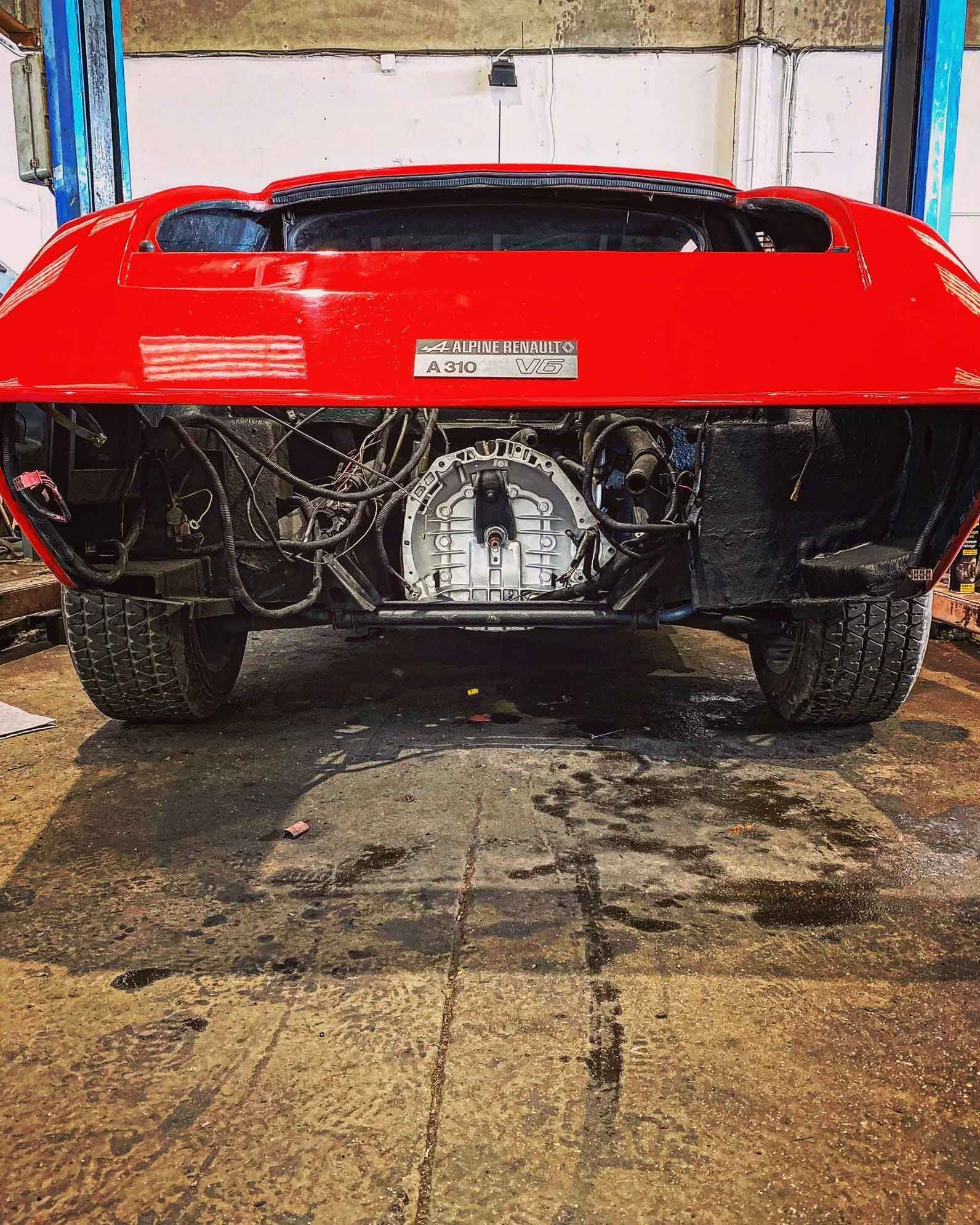 Alpine A310 vue arrière