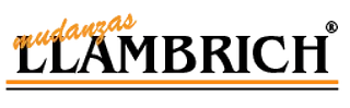 Se muestra un logotipo de Llamarich sobre un fondo blanco.