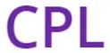 La palabra cpl está escrita en letras moradas sobre un fondo blanco.