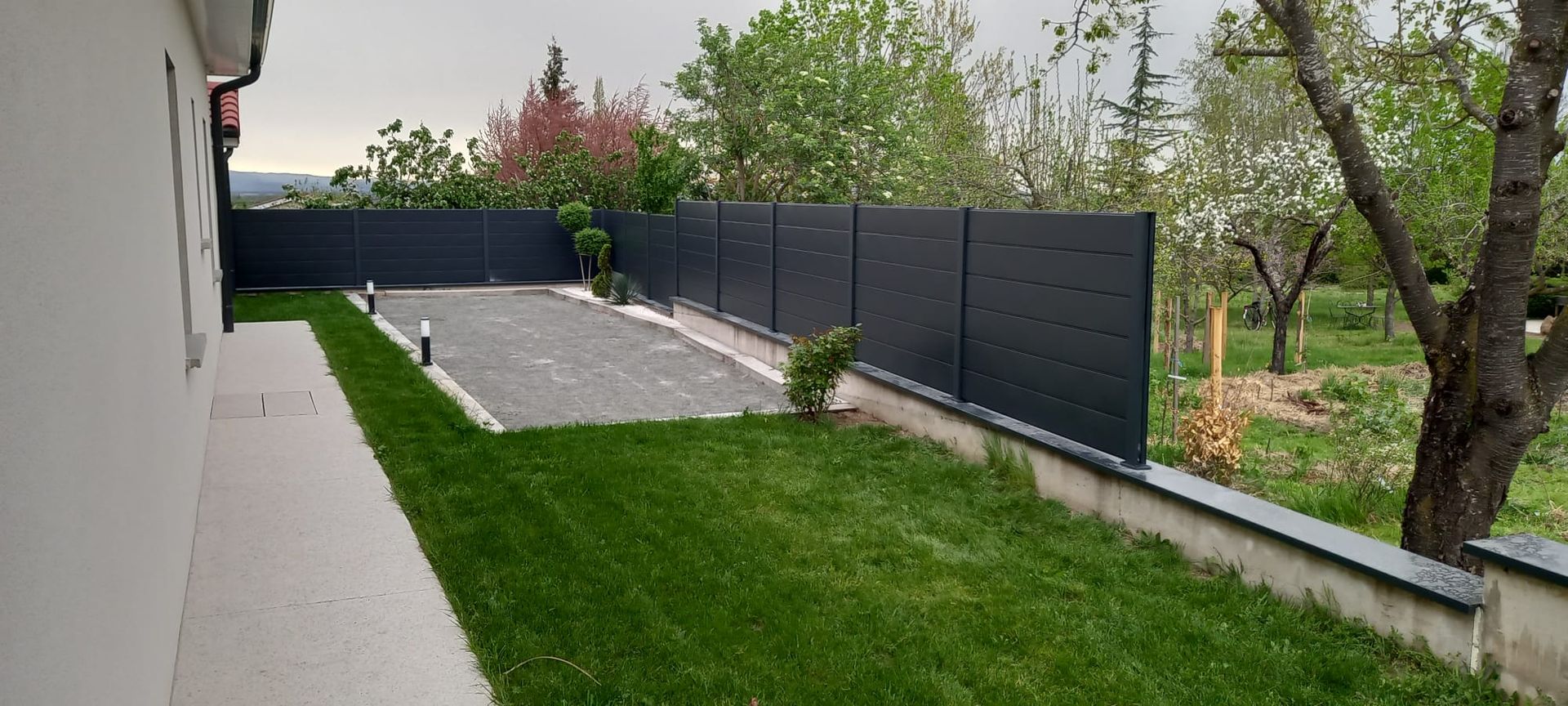 Création terrain de boule