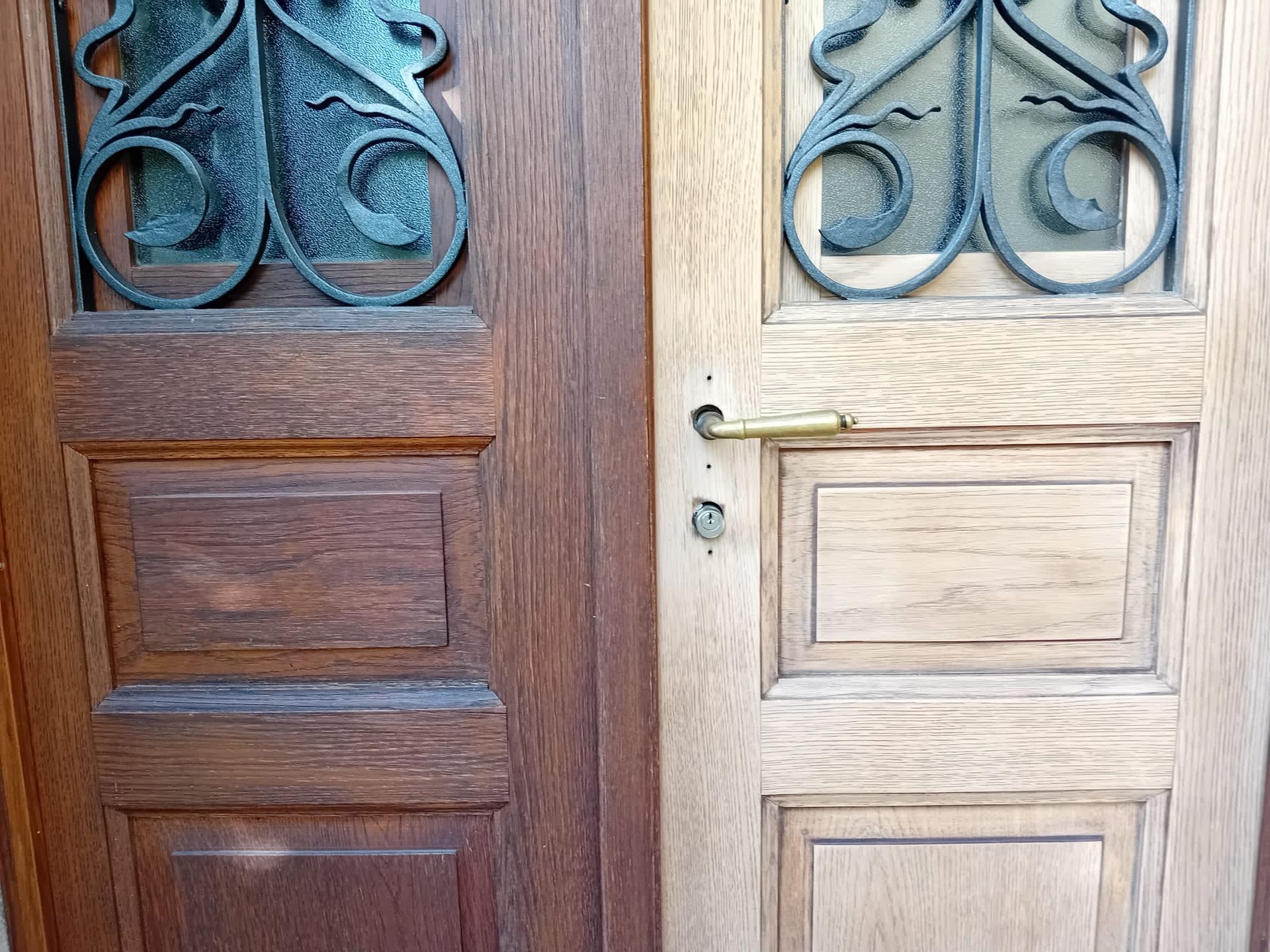 trattamento su pavimento in legno esterno