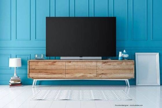 Fernseher in Wohnzimmer von TV und Haushaltsgeräte Frank Moschek