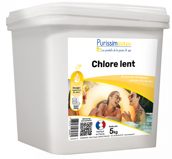 Produit chlore lent