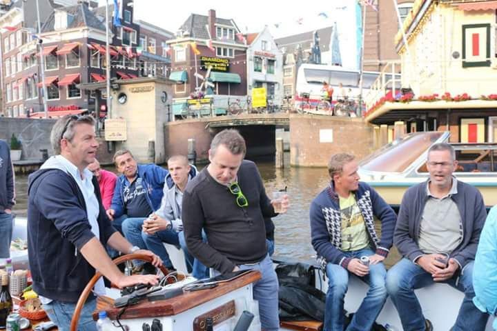 Taking colleagues out with clients on Amsterdam canals