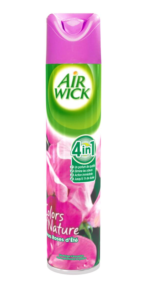 Déodorant Colors Nature fleurs rose Air Wick