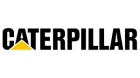 El logotipo de Caterpillar es negro y amarillo sobre un fondo blanco.