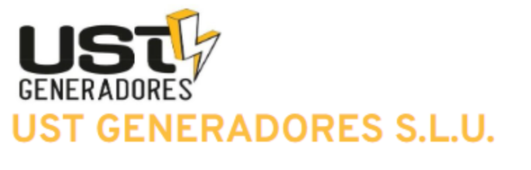 Un logotipo para ust generatores slu con un rayo