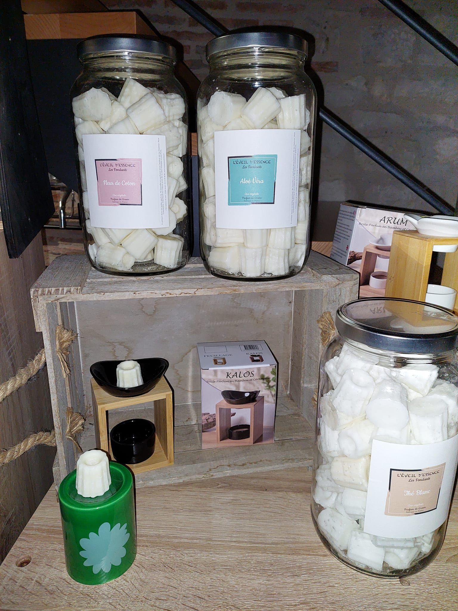 Fondants de différentes odeurs