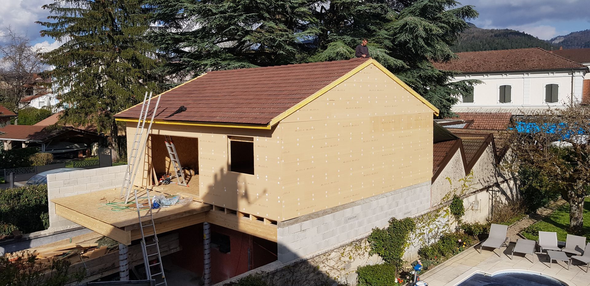 Surélévation de maison