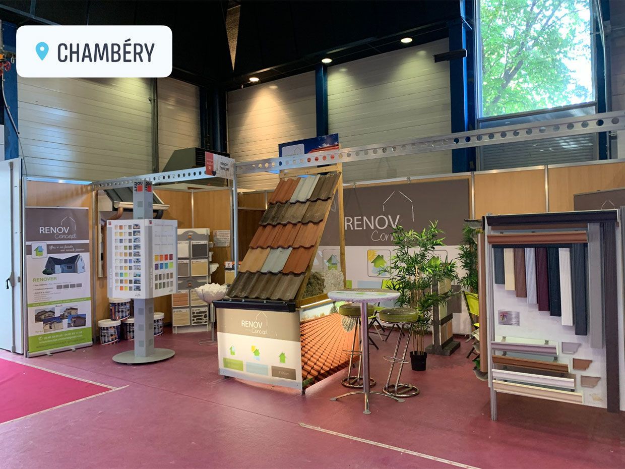 Stand d'exposition Rochexpo à Chambéry