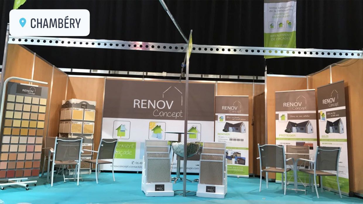 Stand d'exposition Rochexpo à Chambéry