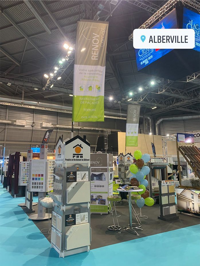 Stand d'exposition Rochexpo à Alberville