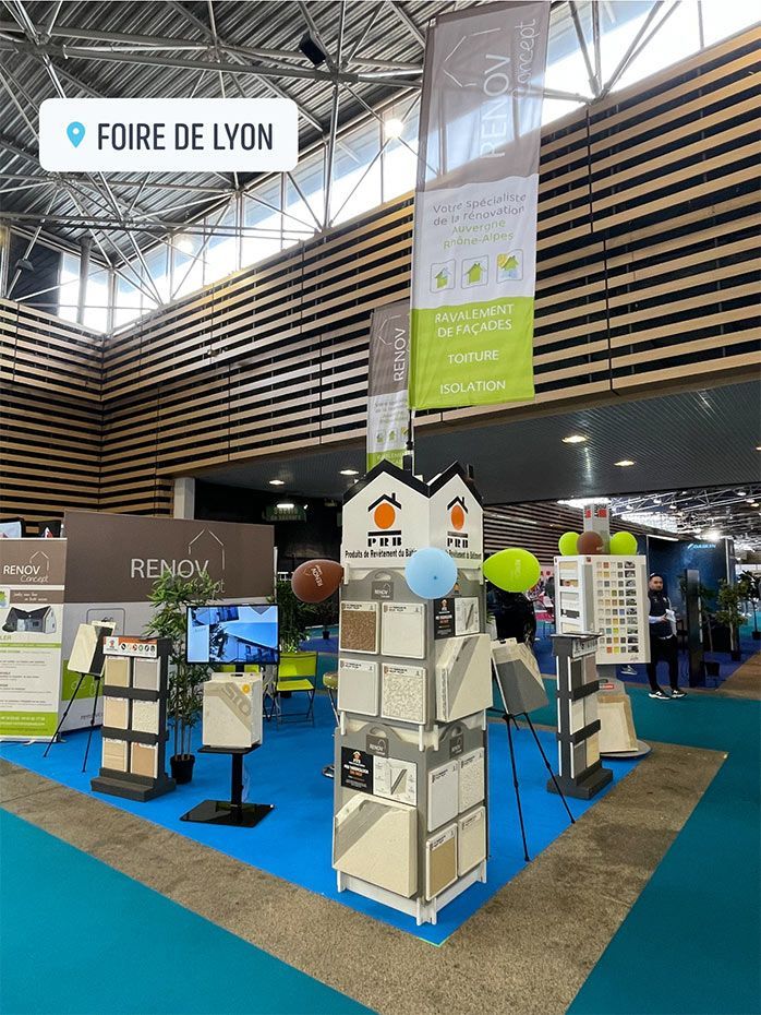 Stand d'exposition Rochexpo à la foire de Lyon