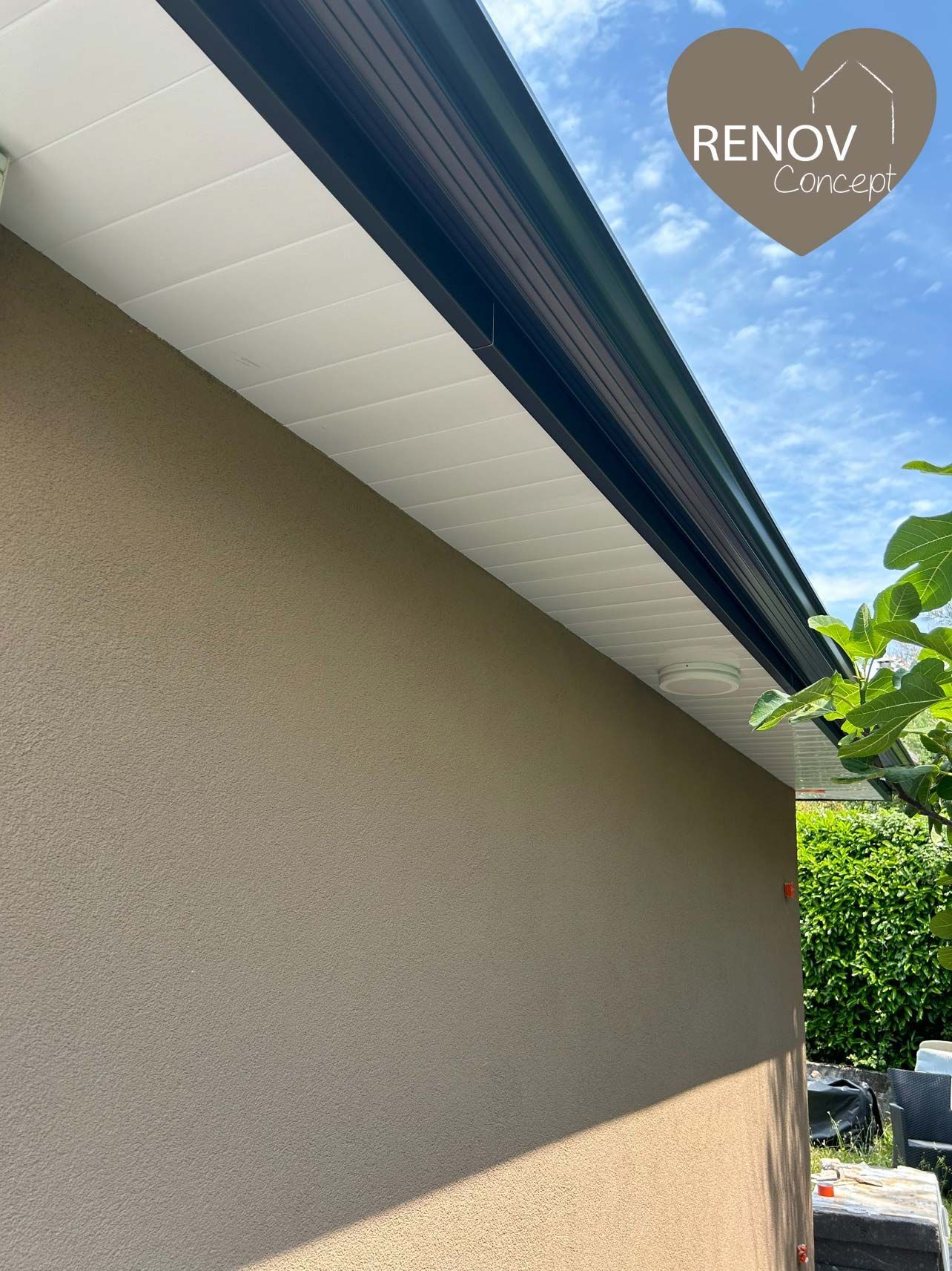 Photo d'un habillage de toiture